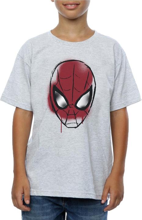 Immagine prodotto Spider-Man Face Sketch Maglietta Ragazzi (152, 158)