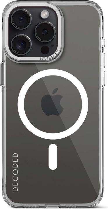 Immagine prodotto Decoded Backcover in plastica riciclata per iPhone 15 Pro Max trasparente (Apple iPhone 15 Pro Max)