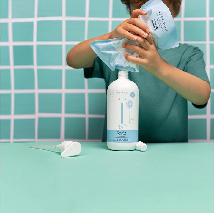 Actual product image Naïf Baby & Kids Cleansing Wash Gel Refill