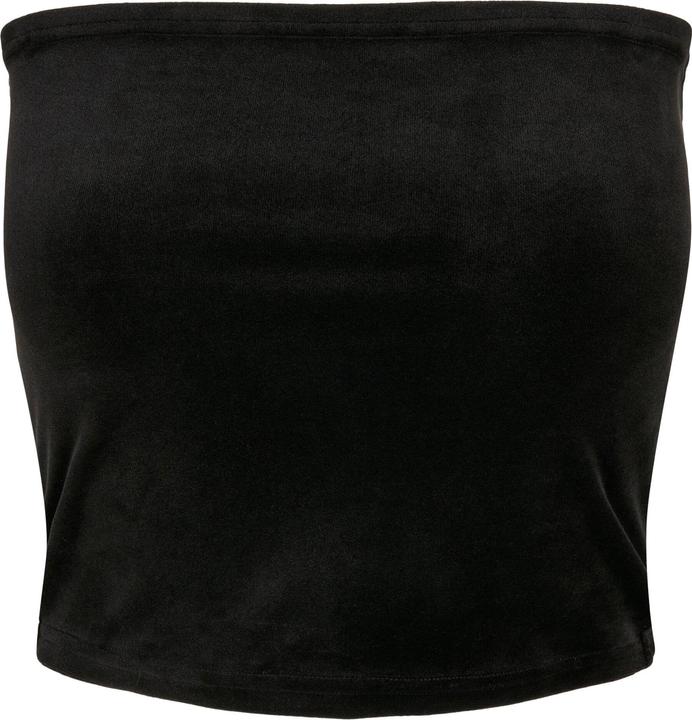 Urban Classics Ladies Short Velvet Tube Top