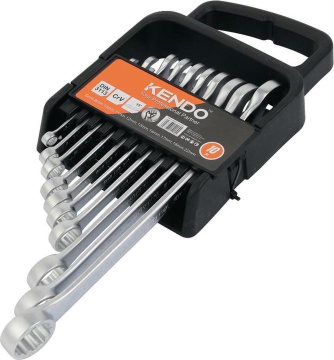 Actual product image Kendo Combination wrench set 10-piece (22 mm)