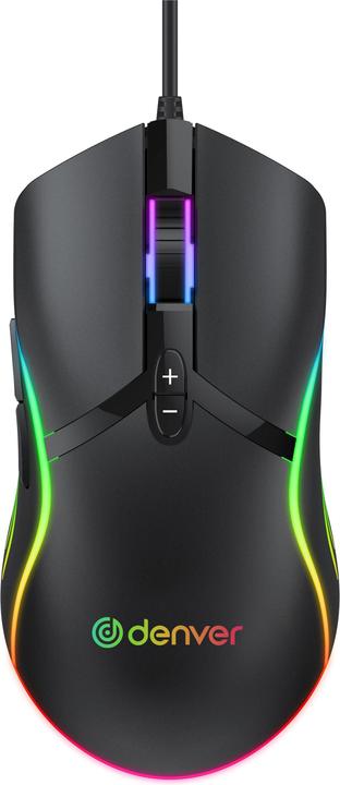 Denver GMO-402 Souris droite USB type A Optique 6400 DPI (Filaire)