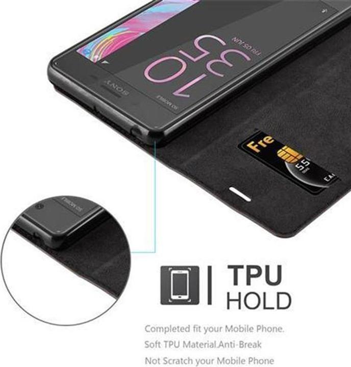 Actual product image Cadorabo Book Invisible Magnet Cover (Sony Xperia X Performance)