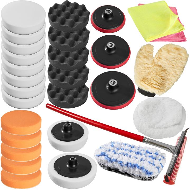 Produktbild tectake Polierschwamm-Set