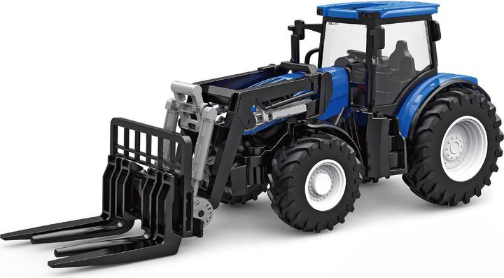 Produktbild Amewi RC Traktor mit Palettengabel LiIon 500mAh blau/6+ (RTR Ready-to-Run)