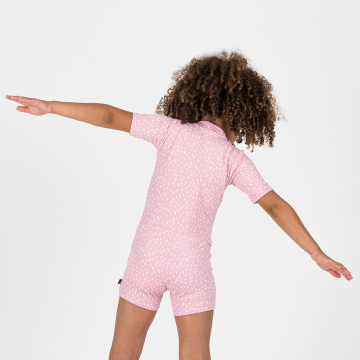 Produktbild Nabaiji Schwimmanzug Baby kurzarm kurze Beine - rosa (62, 63, 64, 66, 68, 65 C)