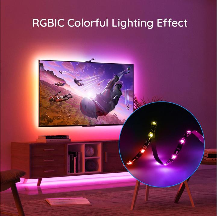Image du produit Govee DreamView T1 TV- Light Strips, 75"-85" (RGBIC, 499 cm, Intérieur)