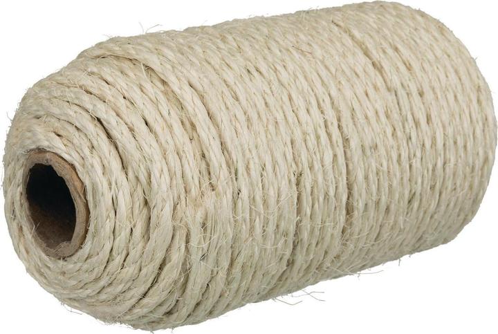 Trixie Sisal tape on roll, 50 m (0.50 cm, Beige)