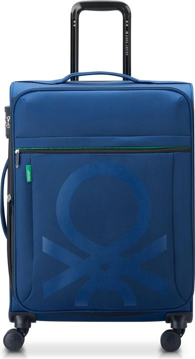 Delsey Paris x United Colors of Benetton Color Block 4 Rollen Kabinentrolley S 55 cm mit Dehnfalte (77 l, Handgepäck (bis 50l))