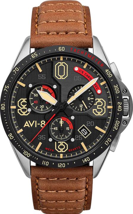 Produktbild AVI-8 AV-4077-02 P-51 Mustang Chronograph 43mm 5ATM (Chronograph, 43 mm)