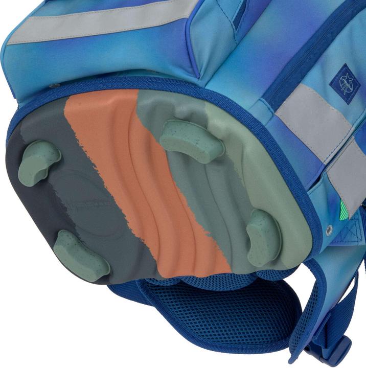 Immagine prodotto Lässig Schulrucksack-Set Boxy, Grün / Blau (21 l)