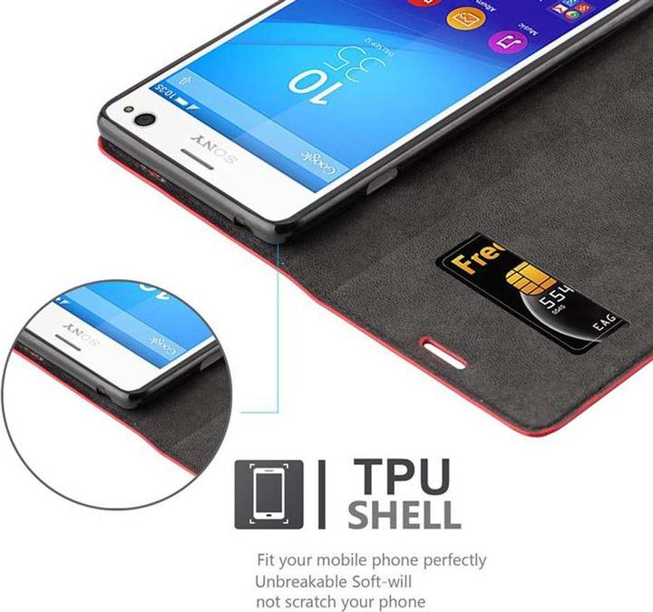 Productafbeelding Cadorabo Boek Onzichtbare Magneethoes (Xperia C4)