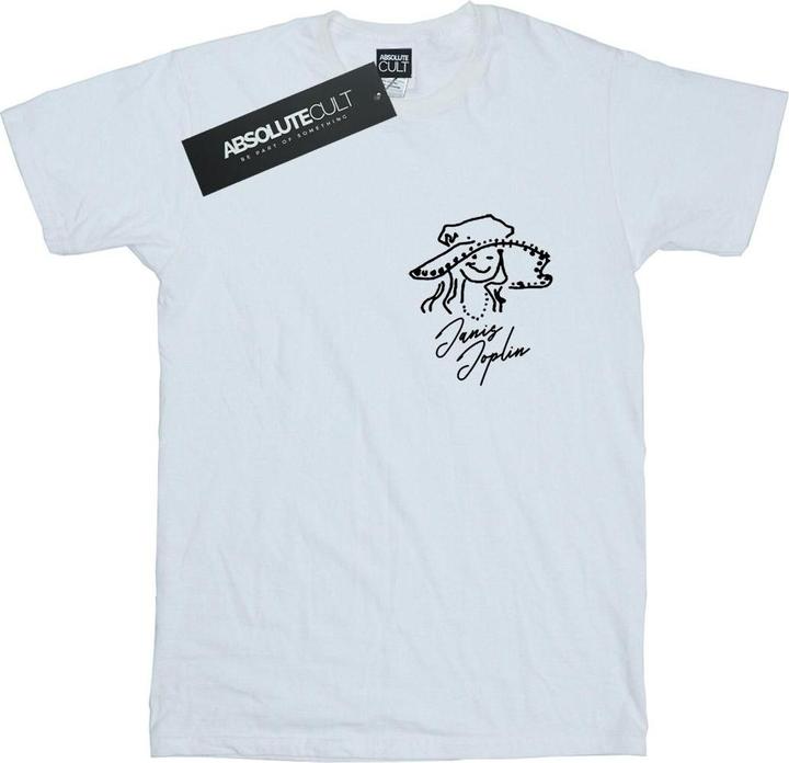 Produktbild Janis Joplin Outline Sketched TShirt (L)