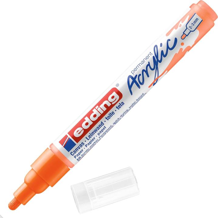 Actual product image Edding Acrylic marker 5100 Medium (Neon orange, 3 mm, 1 x)