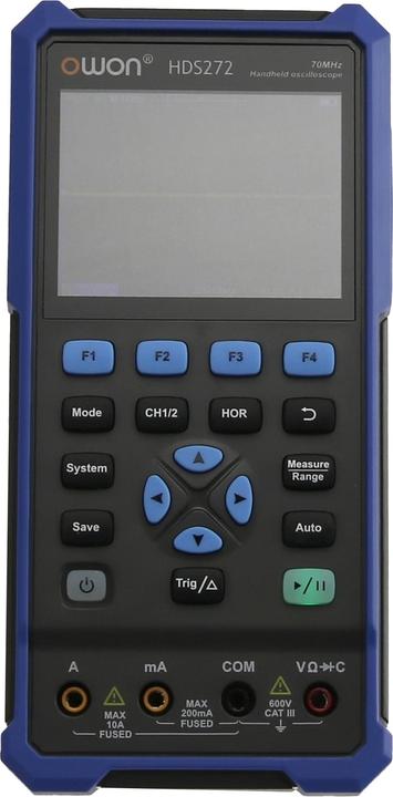 Immagine prodotto Owon Oscilloscopio LCD con multimetro, HDS272, 2 canali, 70 MHz