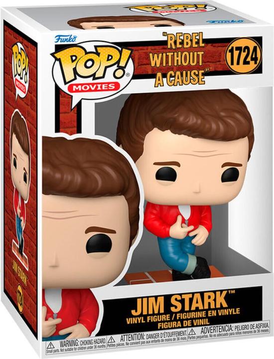 Actual product image Funko Rebel Without a Cause POP! movies vinyl figure Jim Stark 9 cm