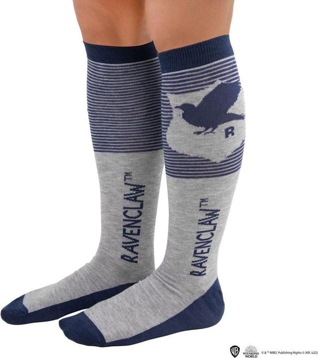 Produktbild Cinereplicas Set of 3 Ravenclaw knee high socks - Harry Potter CR1643 (3er Pack, 35 - 40)