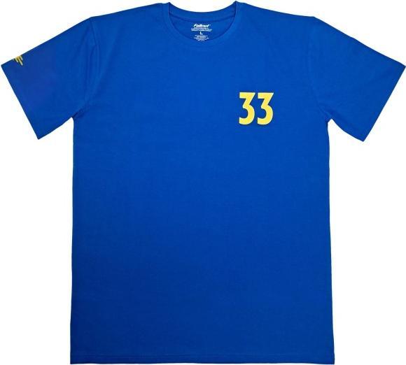 Dpi Merchandising Fallout T-Shirt ""Vault 33"" Blue