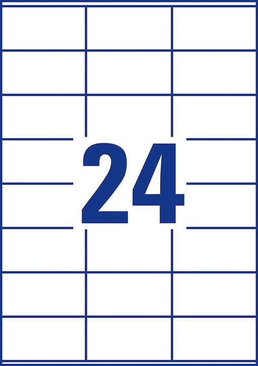 Actual product image Avery Universal labels