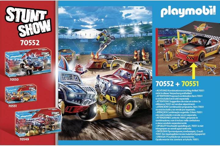 Immagine prodotto Playmobil Tenda laboratorio per spettacoli acrobatici (70552, Playmobil Stunt Show)
