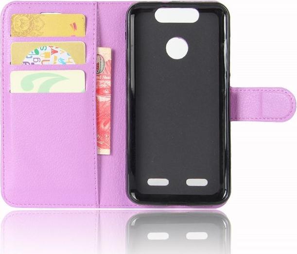 Actual product image MU Classic Litchi leather case (ZTE Blade V8 Lite)