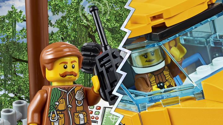 Immagine prodotto LEGO Elicottero Jungle Air Drop (60162, LEGO City)