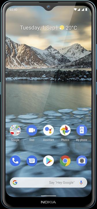 Produktbild Nokia 2.4 (32 GB, Blue, 6.50", Hybrid Dual SIM, 13 Mpx, 4G)