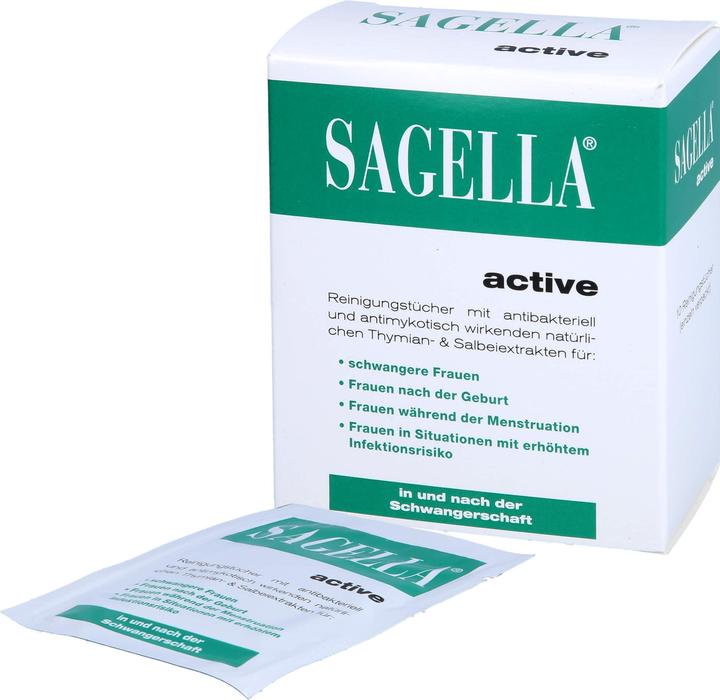 Immagine prodotto Sagella attivo, 10 pz TUE (Salviette intime)