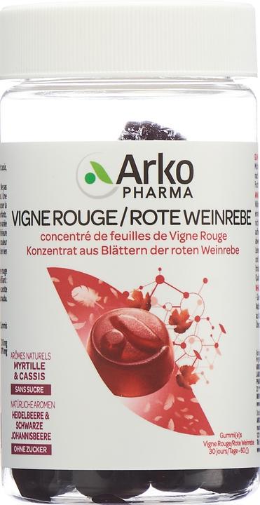 Produktbild Arkopharma Arkogummies Rote Weinrebe (60 Stück, Gummies, 198 g)