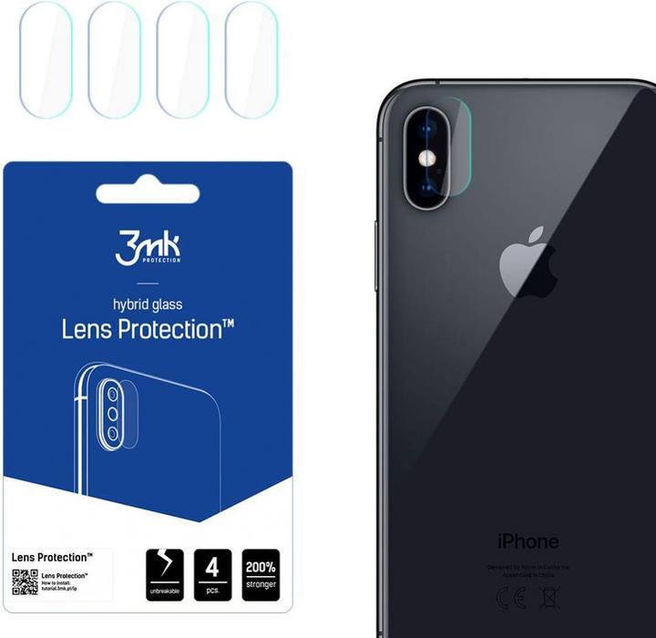 Immagine prodotto 3MK hybrid glass Lens Protection for iPhone Xs (1 Pezzo/i, Apple iPhone XS)