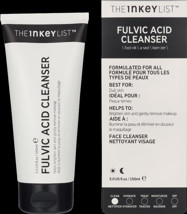 Immagine prodotto The Inkey List Detergente all'acido fulvico (Panni pulizia, 150 ml)