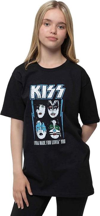 Immagine prodotto KISS Maglietta in cotone per bambini/ragazzi Made For Lovin' You (140)