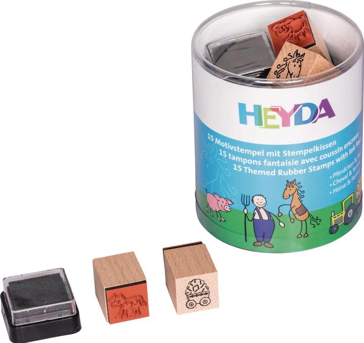 Actual product image Heyda Stamp set