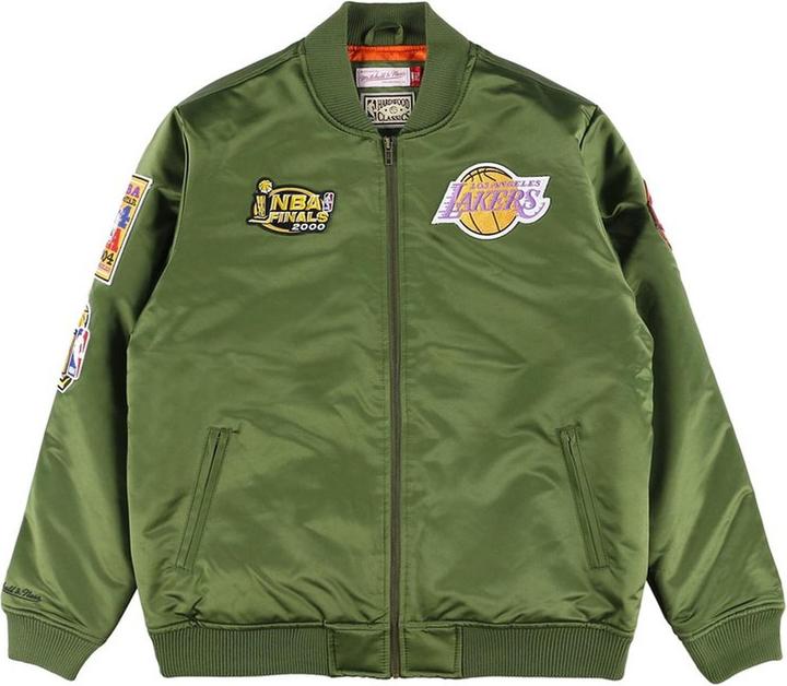 Mitchell & Ness NBA Flight Satin - LA Lakers Bomberjacke - 103809