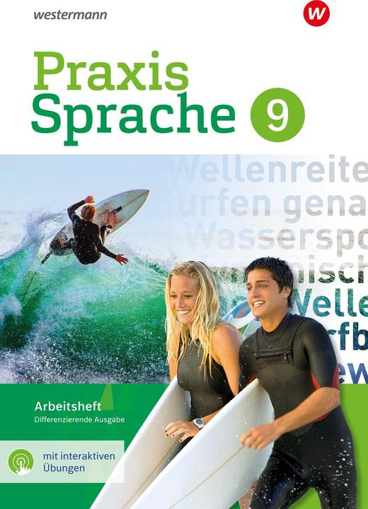 Actual product image Praxis Sprache 9. Arbeitsheft mit interaktiven Übungen. Differenzierende Ausgabe (German, Wolfgang Menzel, Regina Walnut, Ursula Sassen, 2023)