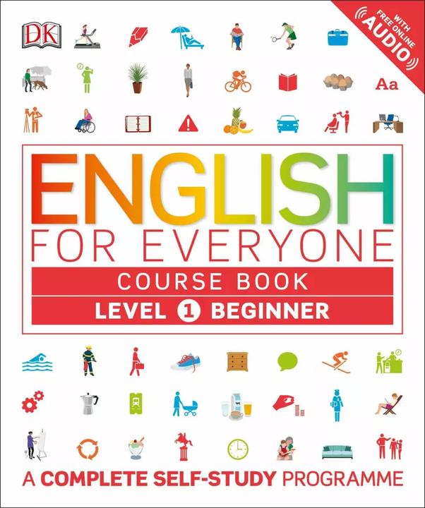Produktbild English for Everyone - Level 1 Beginner. Course Book (Englisch, DK)