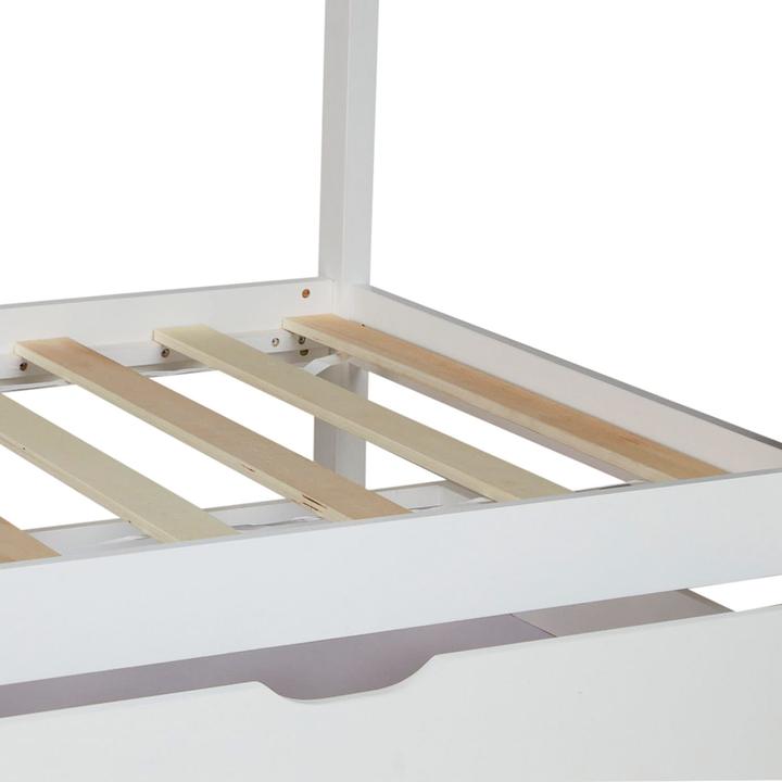 Actual product image Jamb Children's bed with drawers 90x200cm white (90 x 200 cm)