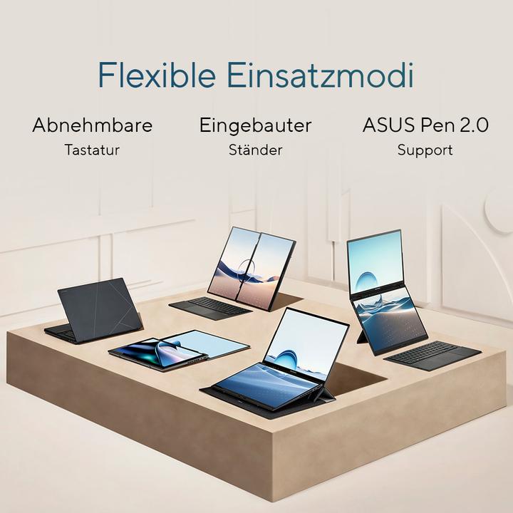 Produktbild ASUS Zenbook Pro 14 Duo OLED (14", Intel Core Ultra 9 185H, 32 GB, 1000 GB, CH)