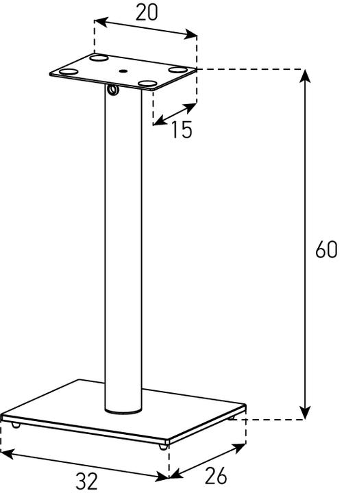 Produktbild Sonorous Sp100 (1 Paar, Ständer)