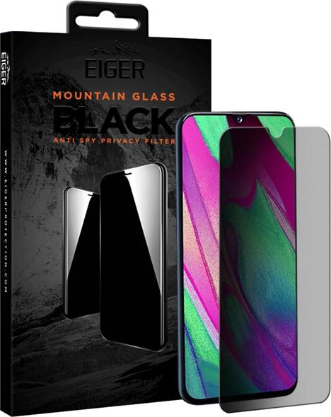 Actual product image Eiger Mountain Glass Black (1 Piece, Samsung Galaxy A40)