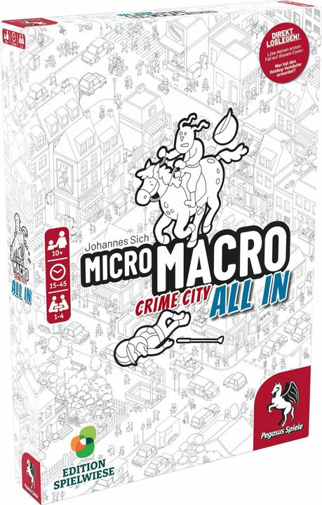 Pegasus MicroMacro: Crime City 3? All In (Edition Spielwiese) (Deutsch)