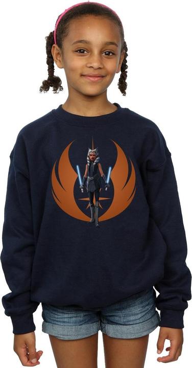 Image du produit Star Wars - Sweat CLONE WARS AHSOKA REBEL POSE - Fille (140, 146)