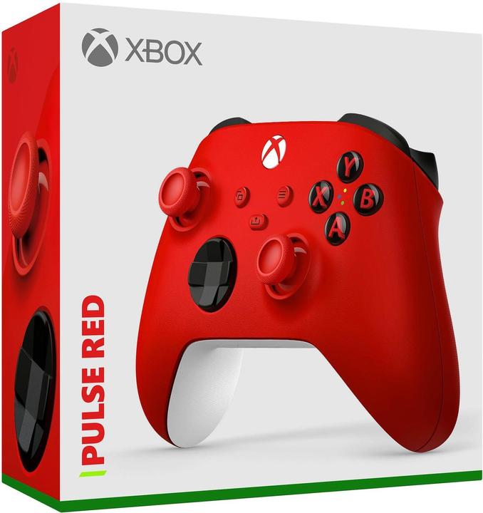 Actual product image Microsoft Xbox Wireless Controller - Pulse Red (PC, Xbox One X, Xbox Series X, Xbox One S, Xbox Series S)
