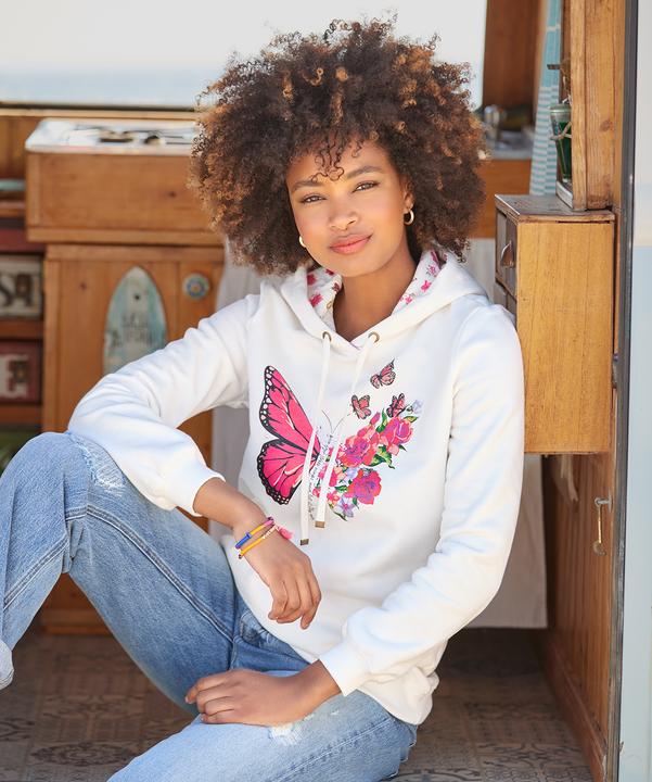 Produktbild Joe Browns Lightweight Butterfly Graphic Hoodie (38)