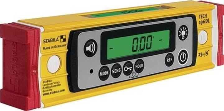 Actual product image Stabila Elektronik-Wasserwaage TECH 196 DL (23 cm)