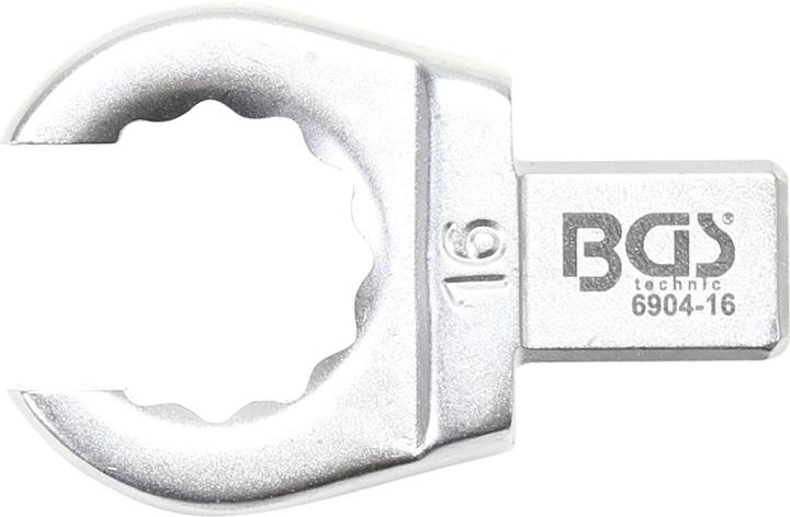 BGS Push Fit Ring Spanner open Type 16 mm Square Size 9 x 12 mm (16 mm)