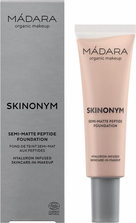 Actual product image Madara Organic Skincare SKINONYM Semi-Matte Peptide Foundation 30 Rose Ivory 30ml (Rose Ivory)