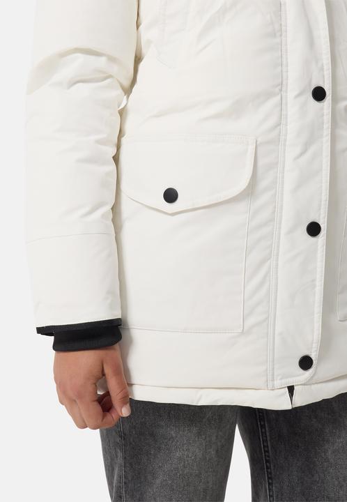 Image du produit Cash-Mere Parka en duvet Manteau avec capuche et doublure en cachemire (XS)