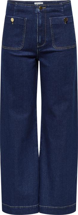 Only ONLMADELINE Hohe Taille Weiter Beinschnitt Jeans Jeans mit weitem Bein (32)