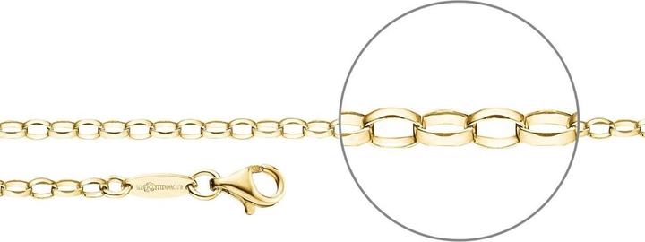 Immagine prodotto Der Kettenmacher Collana con catena ad ancora (Argento, 50 cm)